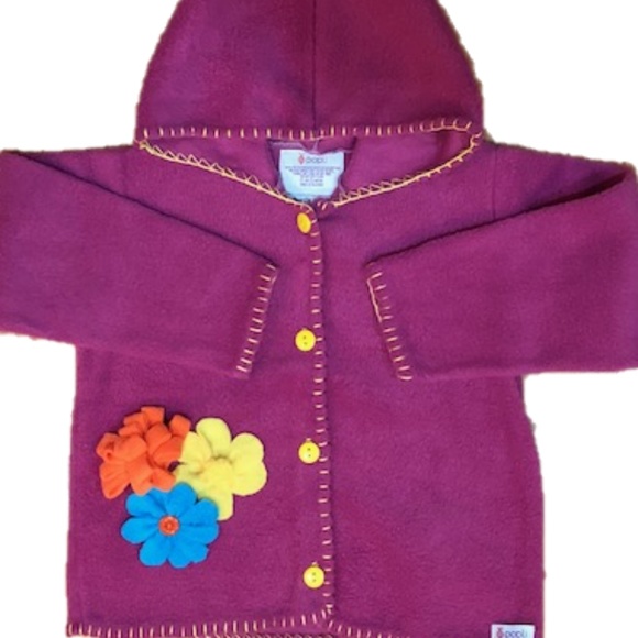 Flower Fleece Jacket - Picture 1 of 5